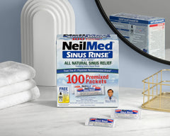 NeilMed Sinus Rinse Regular Premixed Packets 100ct Combo