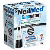 Sinugator Cordless Pulsating Nasal Wash - Black