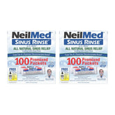 NeilMed Sinus Rinse Regular Premixed Packets 100ct Combo