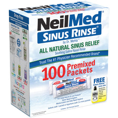 NeilMed Sinus Rinse Kit & NeilMed Sinus Rinse Regular Premixed Packets 100ct
