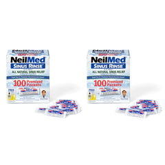 NeilMed Sinus Rinse Regular Premixed Packets 100ct Combo