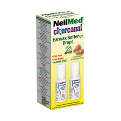 ClearCanal Earwax Softener Drops 2 Pack