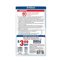 NasaFlo Neti Pot with 60 Packets
