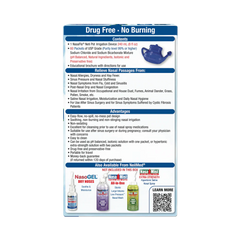 NasaFlo Neti Pot with 60 Packets