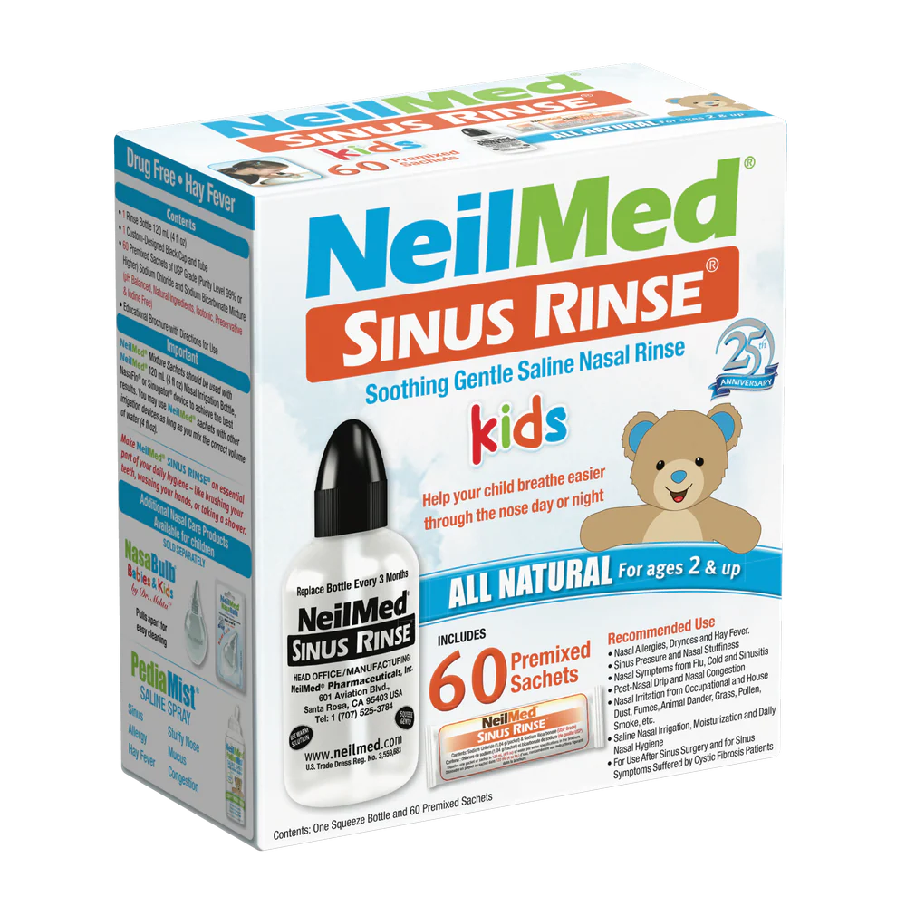 NeilMed Sinus Rinse Pediatric Kit with 60 Packets