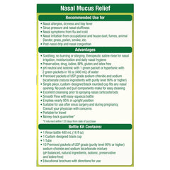 NeilMed Sinus Rinse 16oz Extra Large Bottle Kit