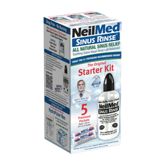 NeilMed Sinus Rinse Starter Kit with 5 Packets